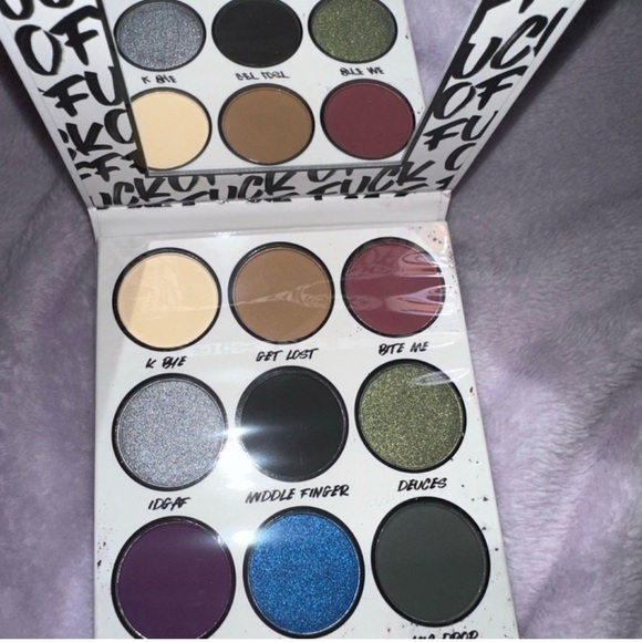 🔥 BH Cosmetics “F Off” 9-Color Shadow Palette 🔥 - Picture 2 of 7